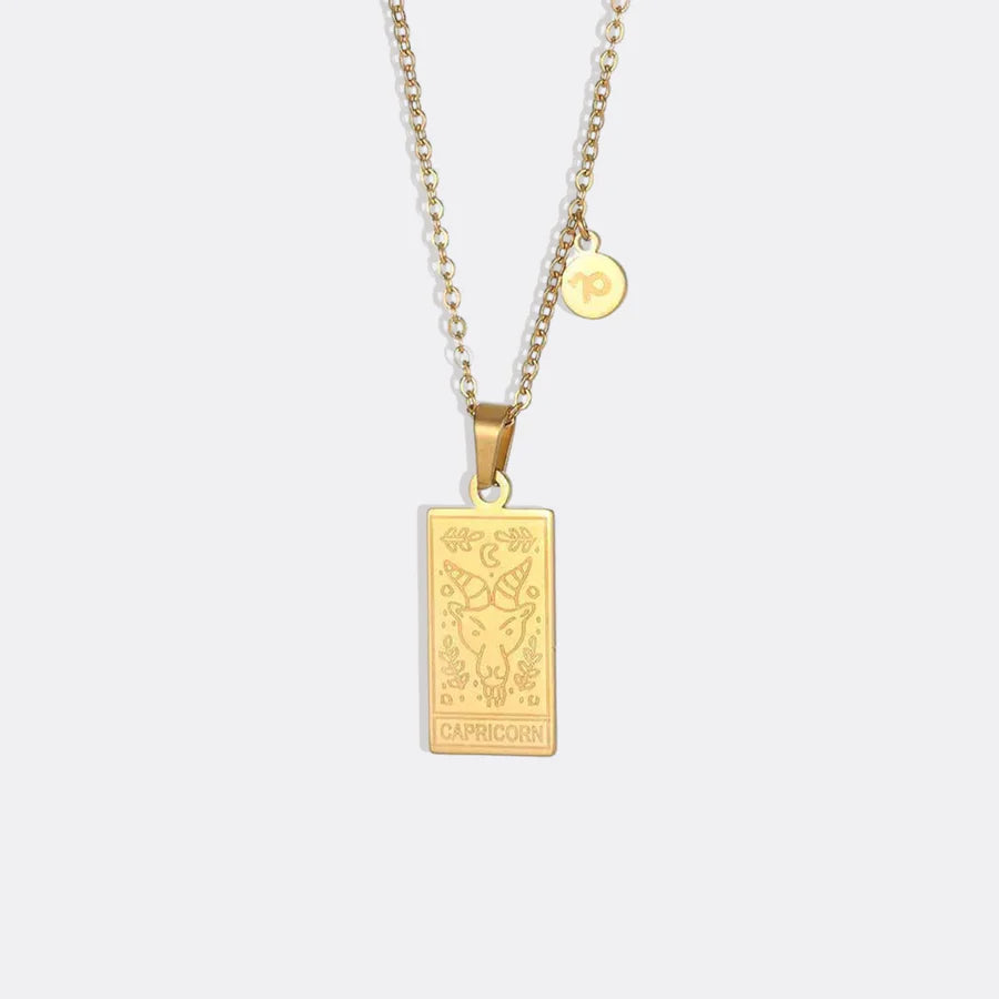 Zodiac Card Necklace